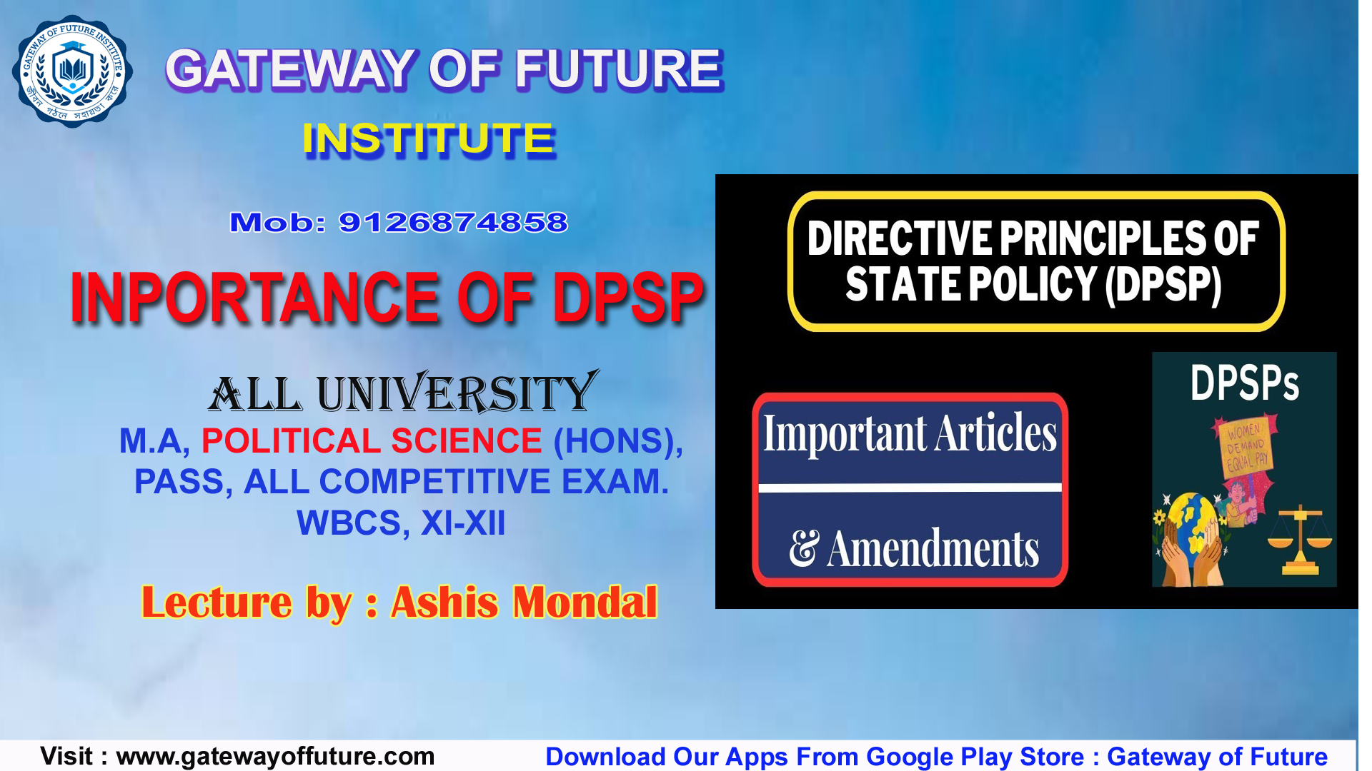 IMPORTANCE OF DPSP